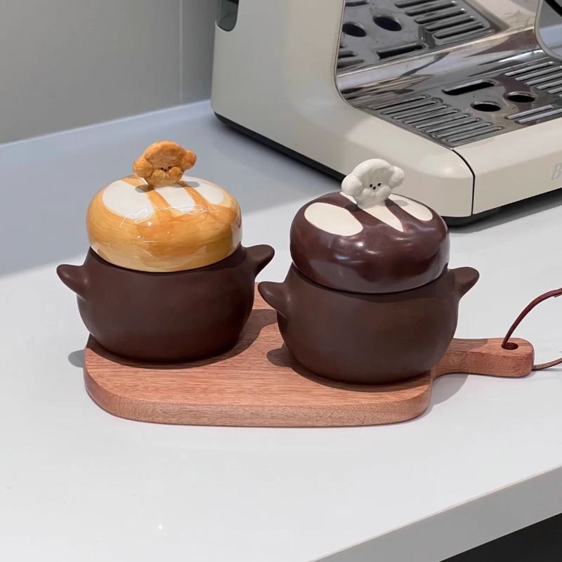 Home Cooking For Dogs - Mignon pot à ragoût en céramique