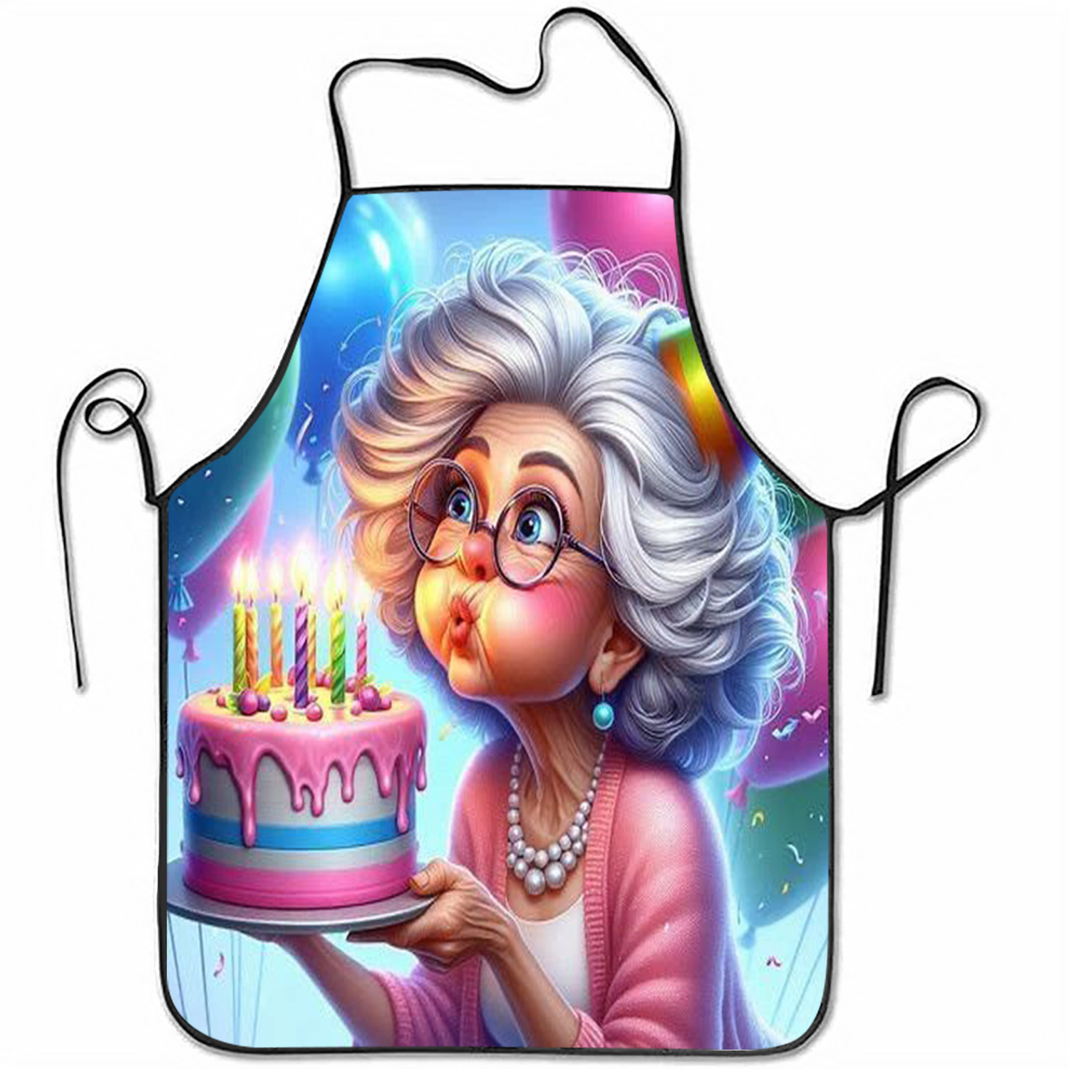 Mom'S Home Cooking - Tablier d'anniversaire amusant pour grand-mère, Tablier