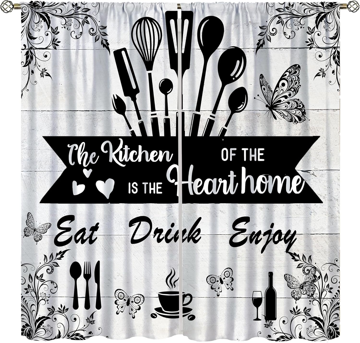 Home Cooking Youtube - Rideaux rustiques style ferme, draperies vintage
