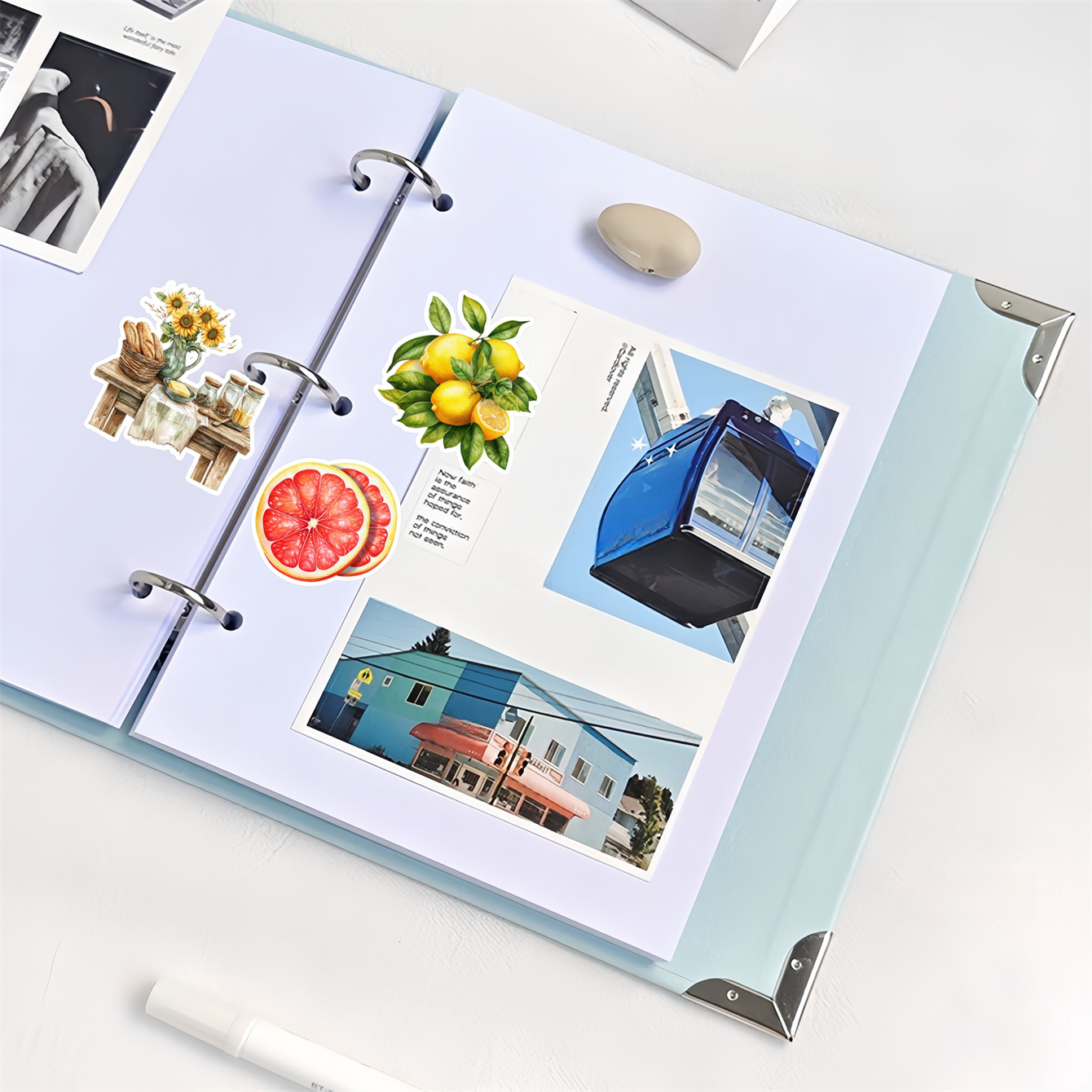 Autocollants aquarelle Village - Home Cooking Meals avis et prix