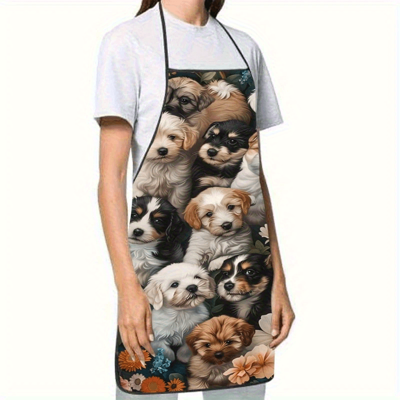 Tablier unisexe à thème fleurs - Home Cooking For Dogs avis et prix