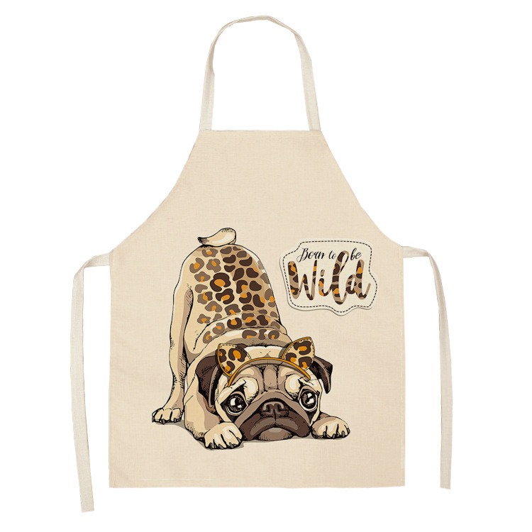 Tablier de cuisine en lin sans - Home Cooking For Dogs avis et prix