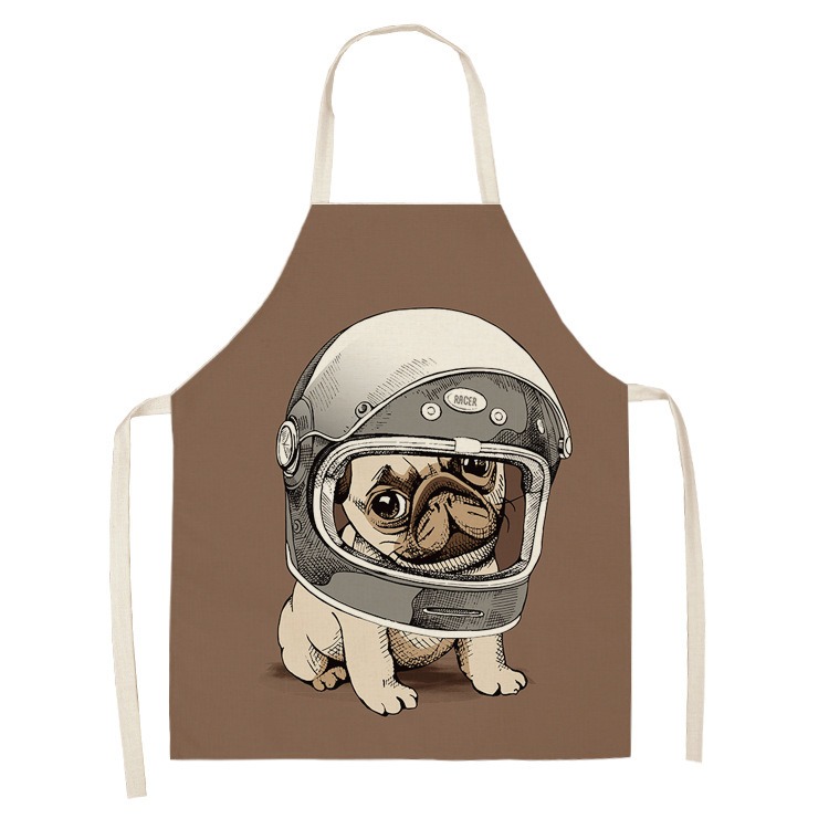 Tablier de cuisine en lin sans - Home Cooking For Dogs avis et prix