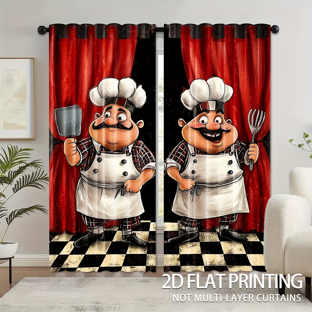 Rideaux de cuisine de Chef, 2  - Home Cooking Youtube avis et prix