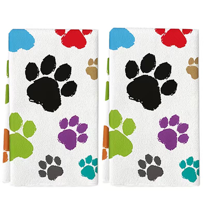 Lot de 2 serviettes de cuisine - Home Cooking For Dogs avis et prix