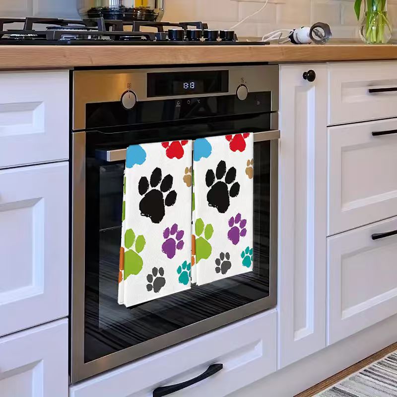 Lot de 2 serviettes de cuisine - Home Cooking For Dogs avis et prix