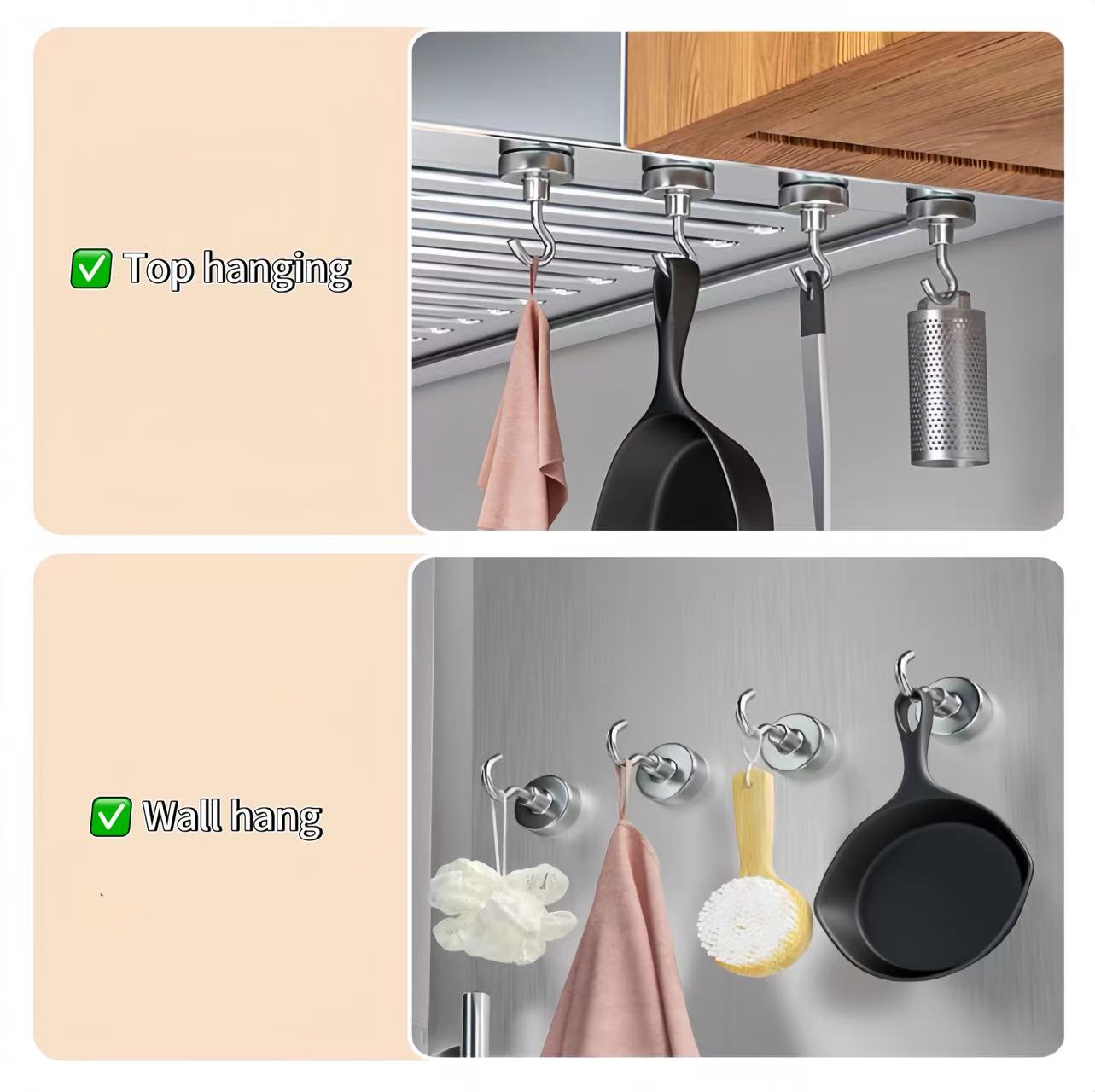 Crochets magnétiques puissants - Home Cooking Delivery avis et prix