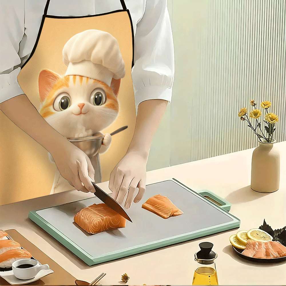 Tablier de Chef Chat Adorable, - Mom'S Home Cooking avis et prix