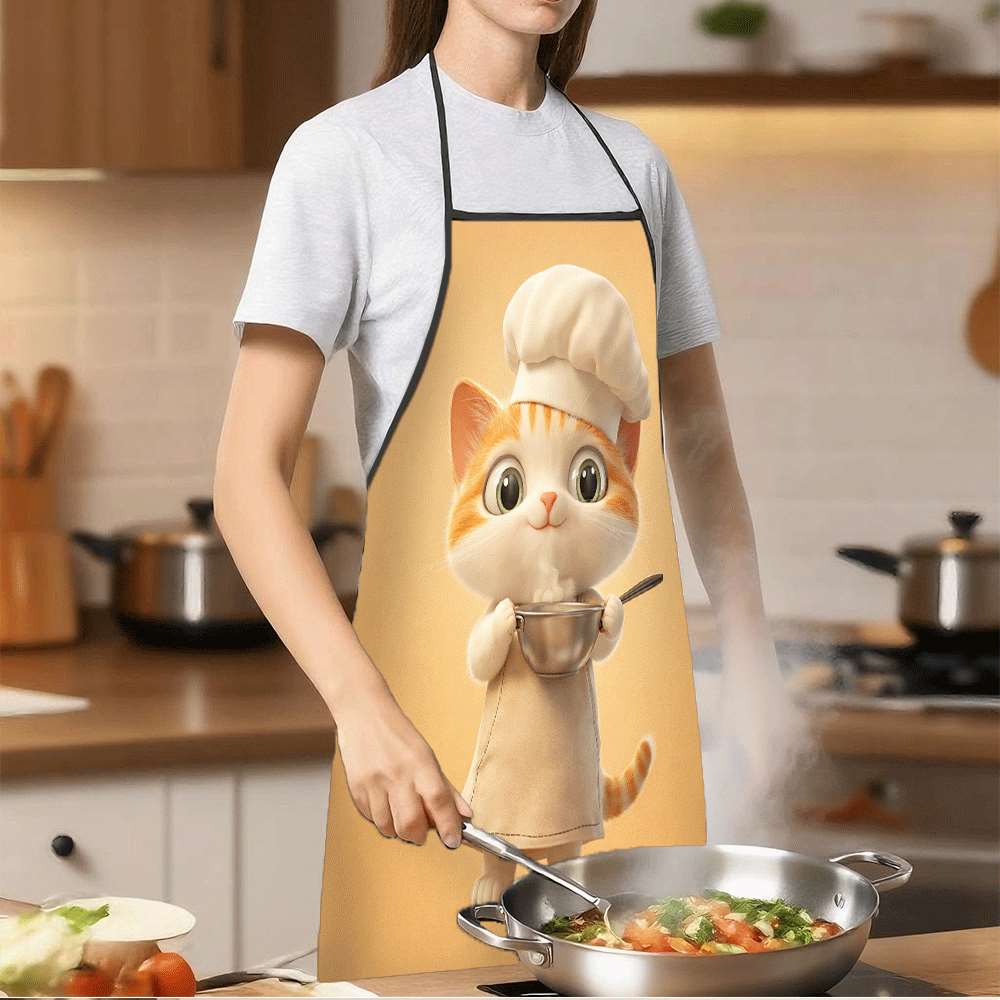 Tablier de Chef Chat Adorable, - Mom'S Home Cooking avis et prix