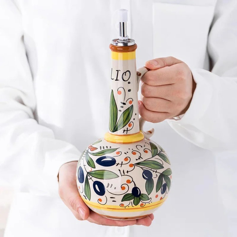 Bouteille d'huile en céramique - Home Cooking Delivery avis et prix