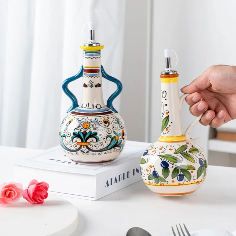 Bouteille d'huile en céramique - Home Cooking Delivery avis et prix